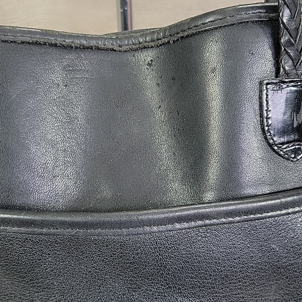 Brighton Black Leather Tote Shoulder Bag - Picture 6 of 11